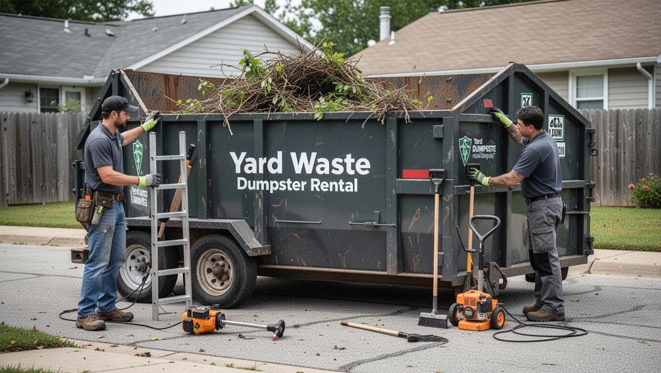 Yard Waste Dumpster Rental