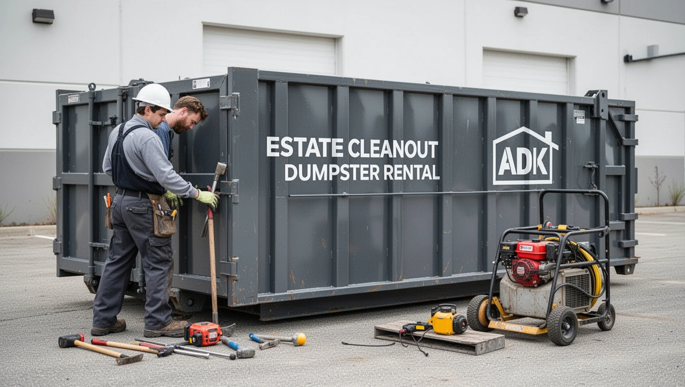Estate Cleanout Dumpster Rental